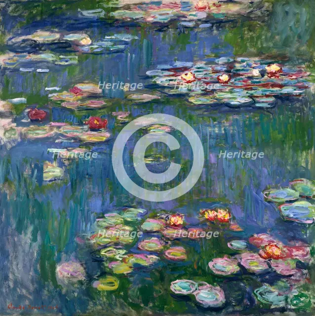 Water Lilies, 1916. Artist: Monet, Claude (1840-1926)
