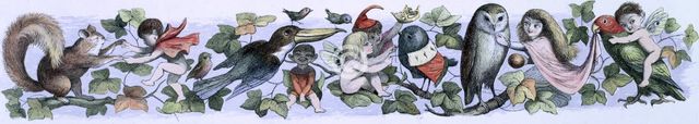 'Water lilies and water fairies of the period', c1869-c1870. Creator: Richard Doyle.