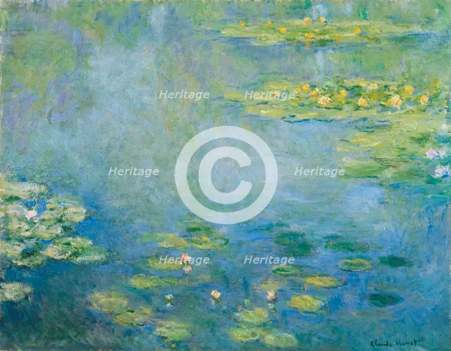 Water Lilies, c. 1906. Artist: Monet, Claude (1840-1926)