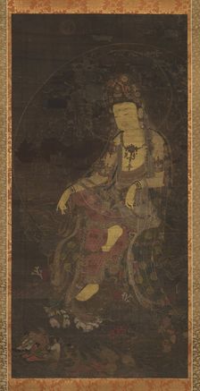 Water-moon Avalokiteshvara , first half of the 14th century. Creator: Unknown