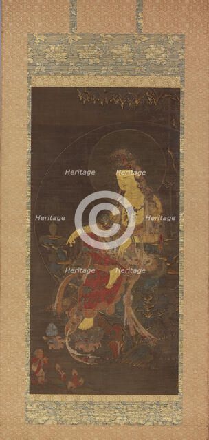 Water-Moon Avalokiteshvara (Suwol Gwaneum bosal), mid-14th century. Creator: Unknown.