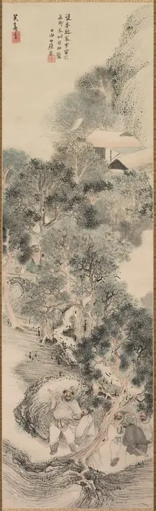 Water Margin Bandits, late 1700s-early 1800s. Creator: Matsumura Goshun (Japanese, 1752-1811)