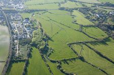 Water meadows along the River Frome, Kingston Maurward, Dorset, 2015. Creator: Historic England