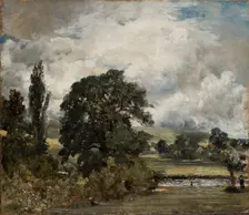 Water Meadows near Salisbury, 1820-1829. Artist: John Constable
