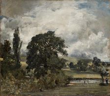 Water Meadows near Salisbury, 1820-1829. Artist: John Constable
