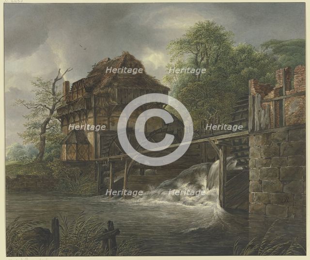 Water mill, 1803. Creator: Johann Friedrich Morgenstern.