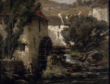 Water Mill 19th century. Artist: Gustave Courbet