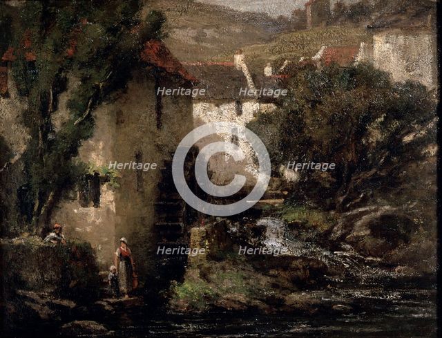 'Water Mill', 19th century.  Artist: Gustave Courbet