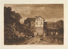Water Mill (Liber Studiorum, part VIII, plate 37), February 1, 1812. Creator: JMW Turner