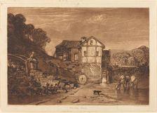 Water Mill, published 1812. Creator: JMW Turner