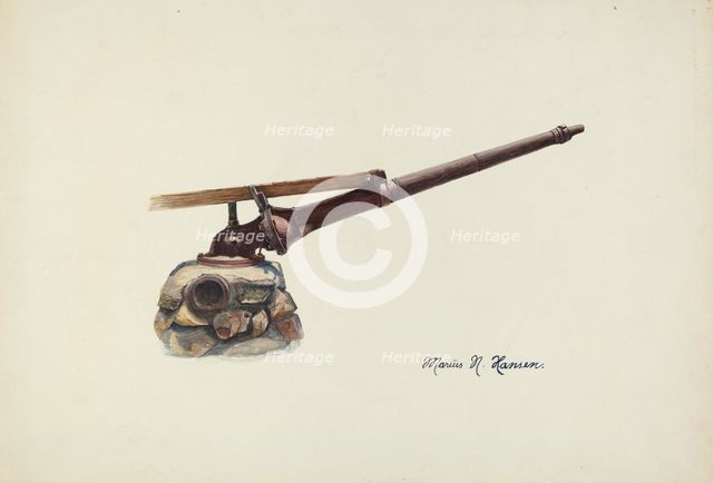 Water Nozzle, 1935/1942. Creator: Marius Hansen.