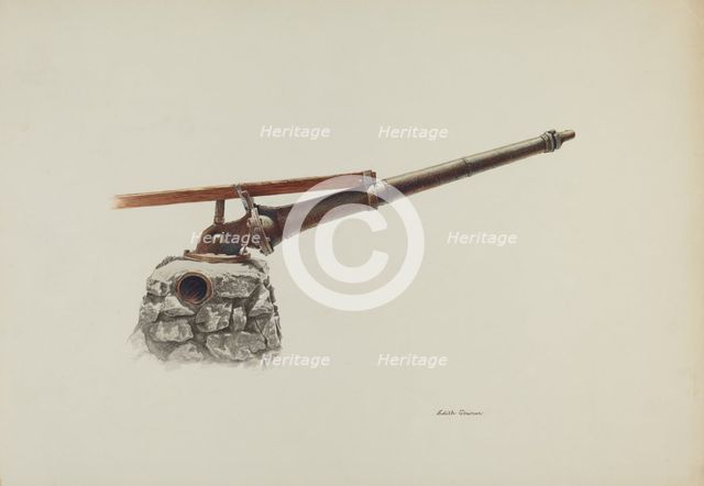 Water Nozzle, c. 1940. Creator: Edith Towner.