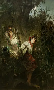 Water Nymphs, 1877. Creator: Witold Pruszkowski