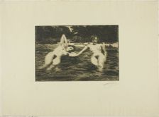 Water-Nymphs, 1918. Creator: Anders Leonard Zorn