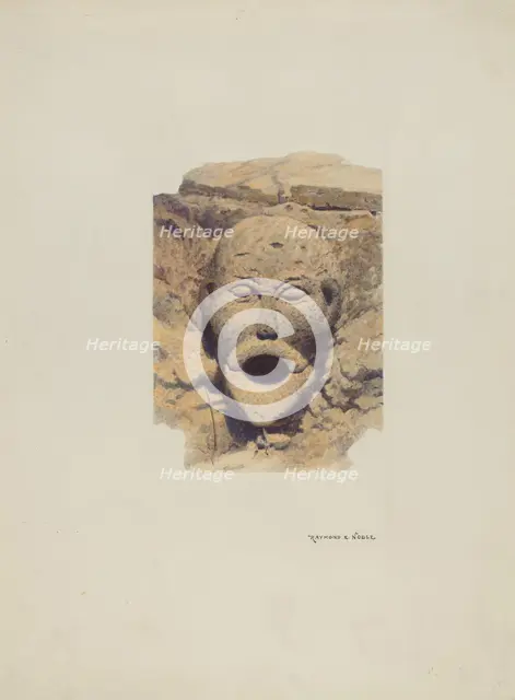 Water Spout, 1939. Creator: Raymond E. Noble.