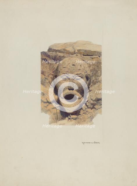 Water Spout, 1939. Creator: Raymond E. Noble.