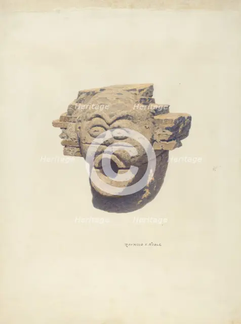 Water Spout, 1939. Creator: Raymond E. Noble.