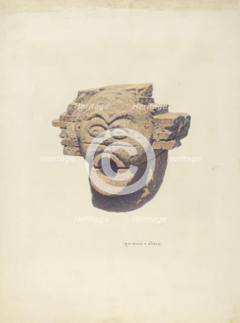 Water Spout, 1939. Creator: Raymond E. Noble.