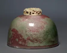 Water Pot with Ivory Lid, 1662-1722. Creator: Unknown