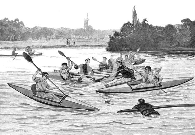 Water Polo, 1883. Creator: Unknown.