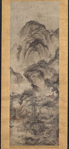 Water Pavilion by Twin Pines, Yuan or early Ming dynasty, 14th-15th century. Creator: Unknown