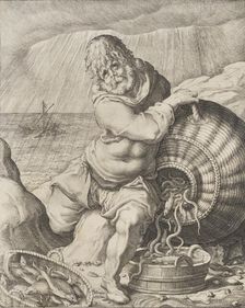 Water (Phlegmaticus), from The Four Temperaments, 1596-97 Creator: Zacharias Dolendo