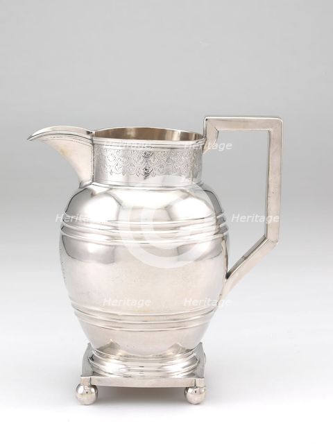 Water Pitcher, 1798/1818. Creator: Joel Sayre.