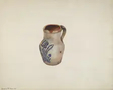 Water Pitcher, 1940. Creator: Jessie M Youngs