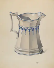 Water Pitcher, c. 1936. Creator: Edward White