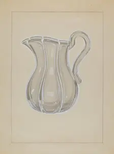 Water Pitcher, c. 1936. Creator: John Dana