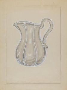 Water Pitcher, c. 1936. Creator: John Dana
