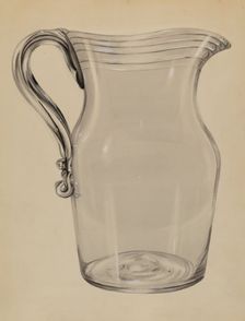 Water Pitcher, c. 1936. Creator: John Tarantino