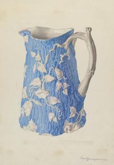 Water Pitcher, c. 1940. Creator: Carl Buergerniss