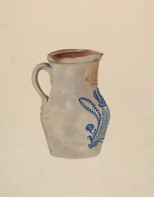 Water Pitcher, c. 1940. Creator: Jessie M Youngs