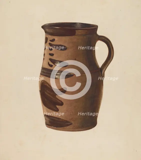 Water Pitcher, c. 1940. Creator: Raymond McGough.