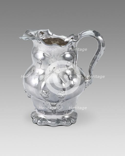 Water Pitcher (part of set with 1973.769a-g), 1900. Creator: Gorham Manufacturing Company.
