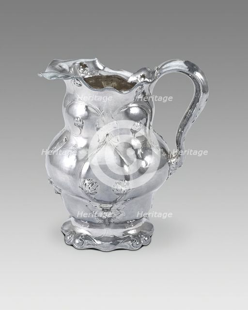Water Pitcher (part of set with 1973.769a-g), 1900. Creator: Gorham Manufacturing Company.