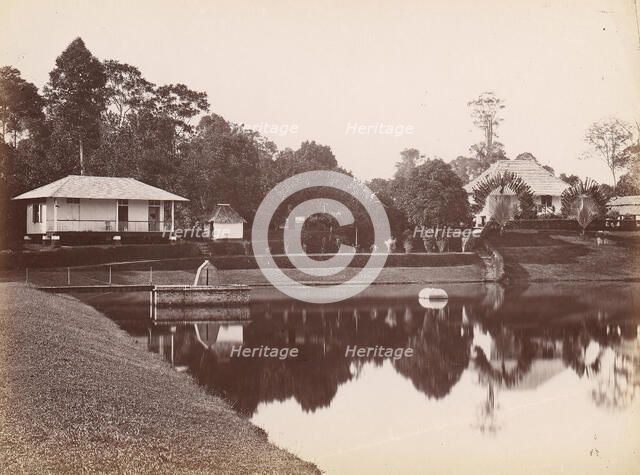 Water Reservoir at Thompson Road, Singapore, 1860s-70s. Creator: Unknown.