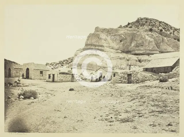 Water Rhyolites, Near Logan Springs, Nevada, 1871. Creator: Tim O'Sullivan.