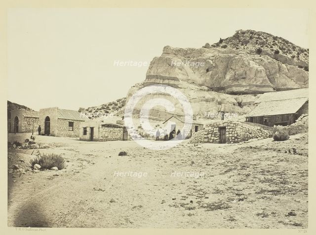 Water Rhyolites, Near Logan Springs, Nevada, 1871. Creator: Tim O'Sullivan.