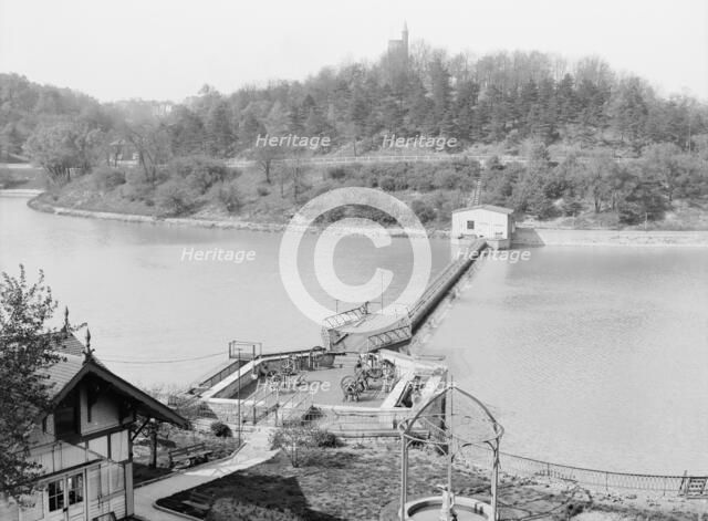 Water works, Eden Park, Cincinnati, Ohio, between 1900 and 1910. Creator: Unknown.