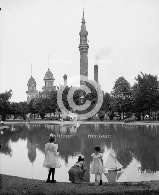 Water Works Park, Detroit, Mich., c1905. Creator: Unknown.