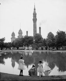 Water Works Park, Detroit, Mich., c1905. Creator: Unknown