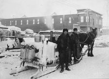 Water wagon, between c1900 and c1930. Creator: Unknown
