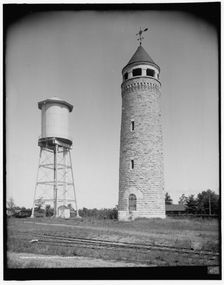 Water tower, Fort Ethan Allen, Burlington, Vt., c1907. Creator: Unknown