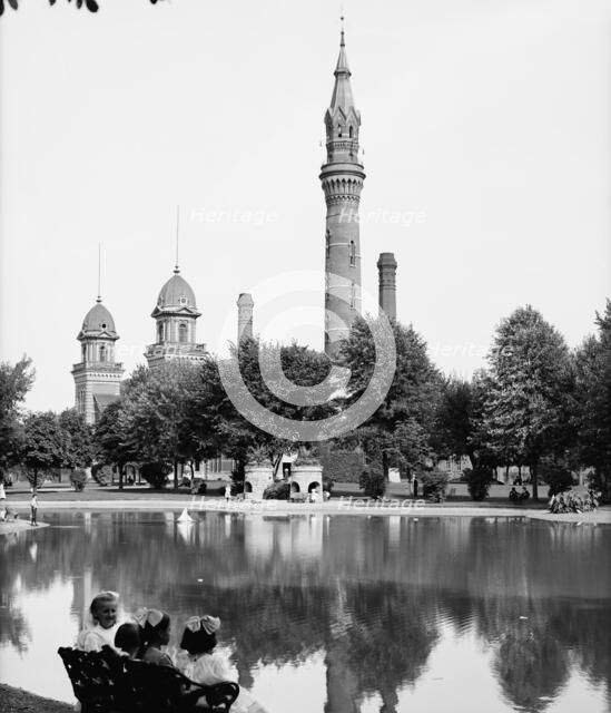 Water tower, Water Works Park, Detroit, Mich., between 1900 and 1910. Creator: Unknown.