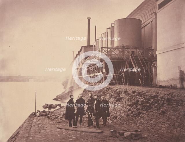 Water Tanks Outside of Annex, Paris Exposition Universelle, 1855. Creator: Charles Thurston Thompson.