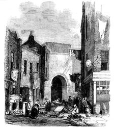 Water-tank in St. Giles's-in-the-Fields, 1858. Creator: Unknown