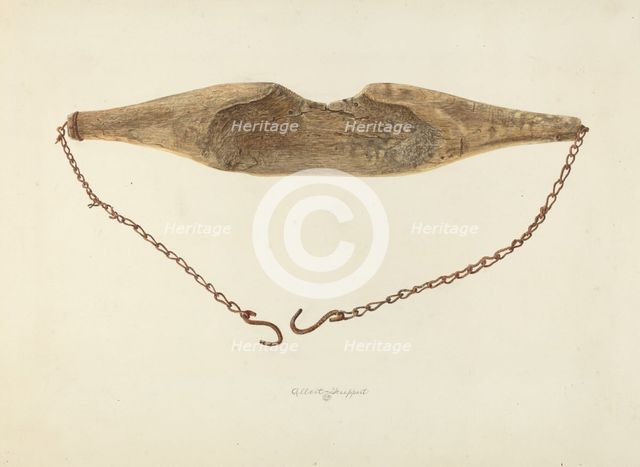 Water Yoke, 1938. Creator: Albert Geuppert.