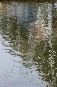 Watery reflections, High Orchard Bridge, Gloucester South ring road, Gloucestershire, c2009. Artist: Derek Kendall